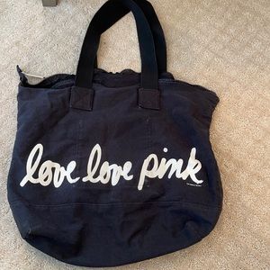 VICTORIA SECRET PINK tote with zipper
